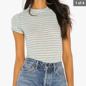 We The Free, Free People striped short sleeve t-shirt women's extra small
